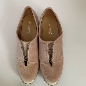 Shoe Dazzle Pink/Blush Romell Flats Sz 10